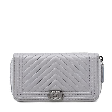 gray chevron boy chanel